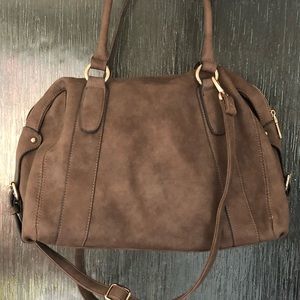 Grey purse.